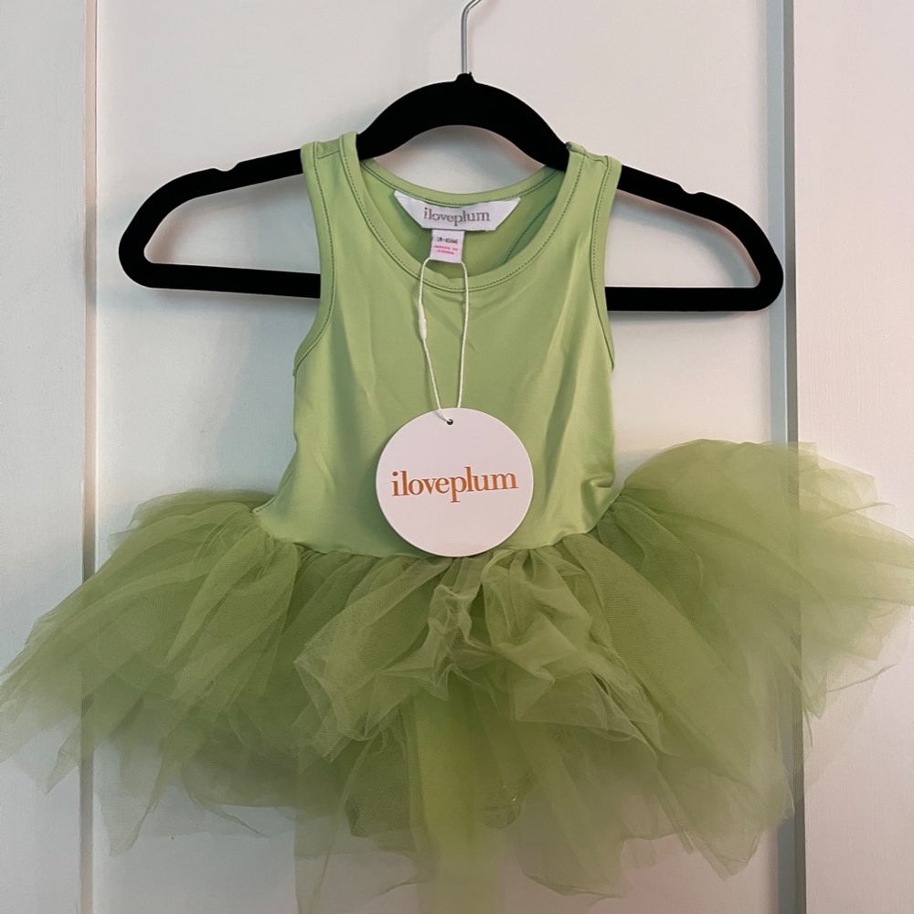 Tutu Dress - Tinkerbell Green - 3/6m